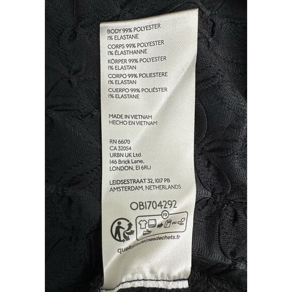 Free People Mykonos Tank Lace Black Size Small New - Picture 14 of 15